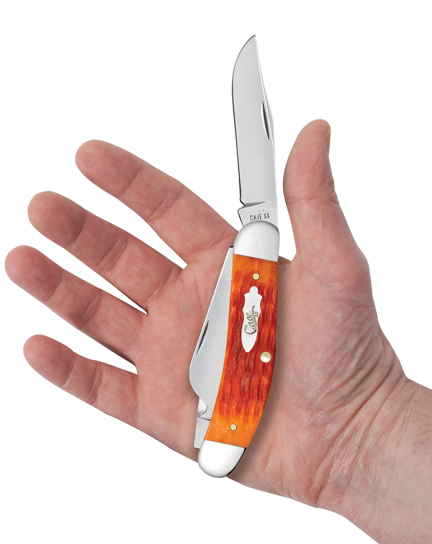 Crandall Jigged Tequila Sunrise Bone Sowbelly in Hand