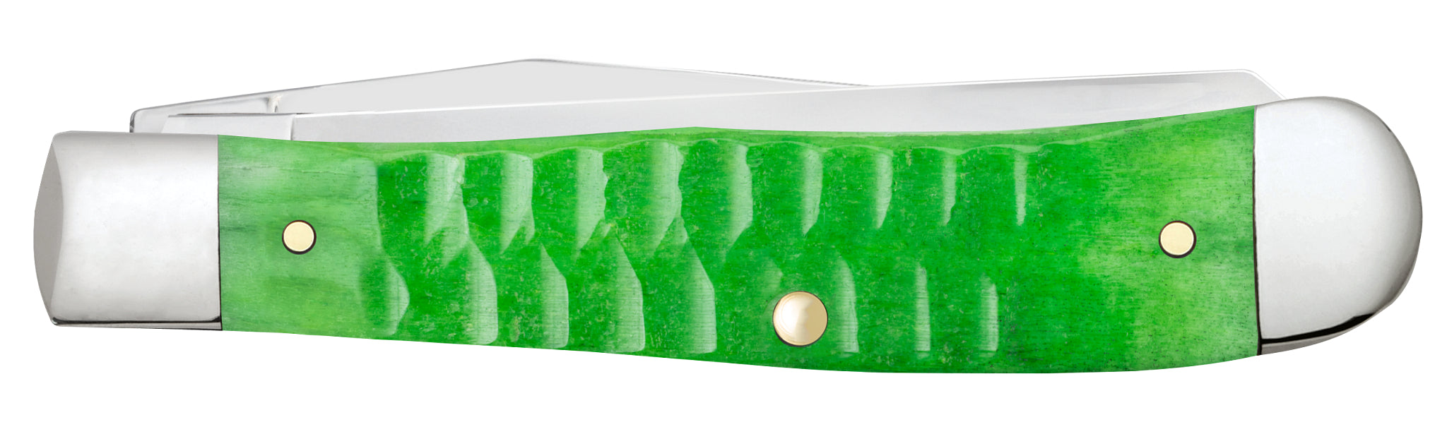 Case® | Gator Jigged Bright Green Bone Trapper – caseknives.com