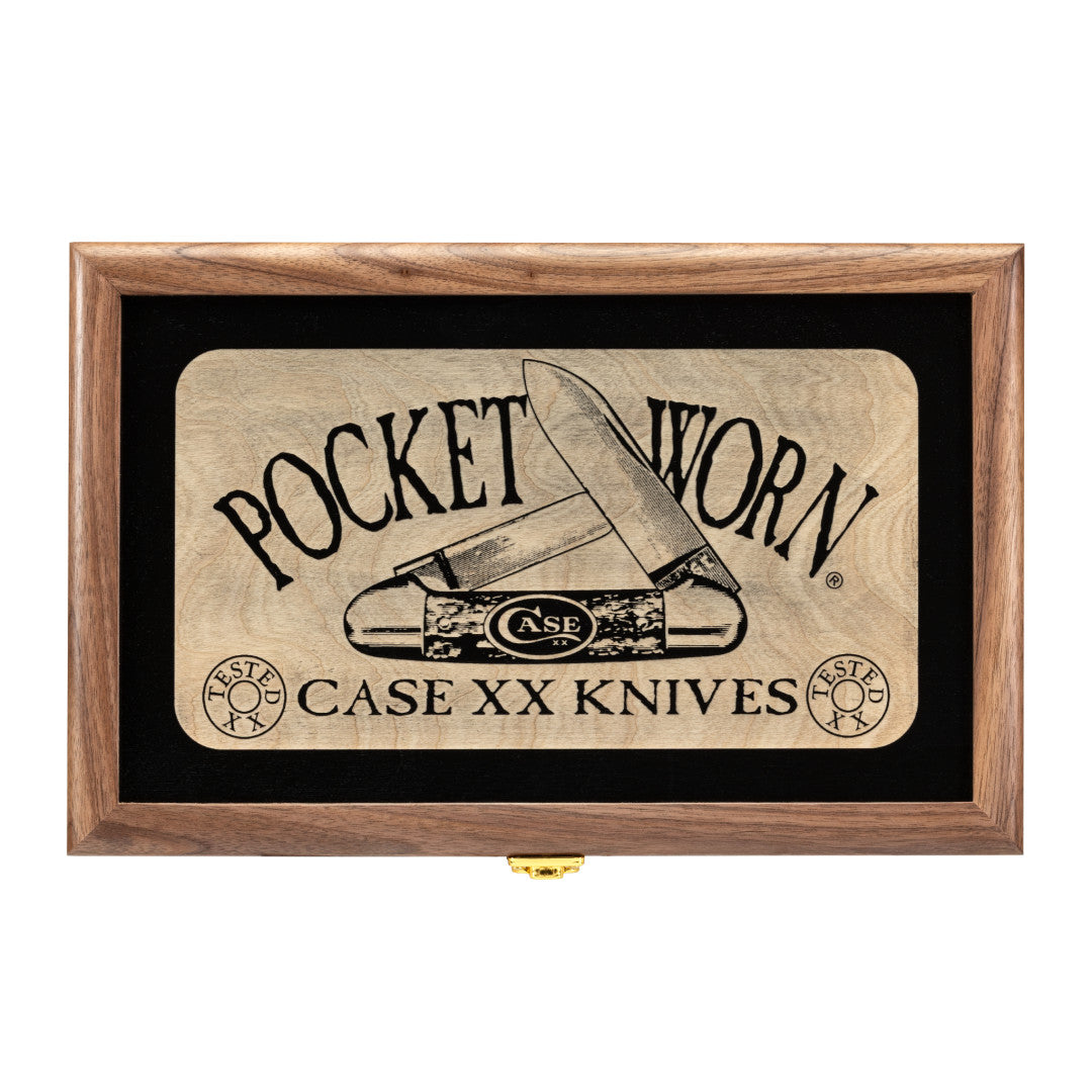 Pocket Worn® Corn Cob Jig Mahogany Bone Mint Set with Lid Closed