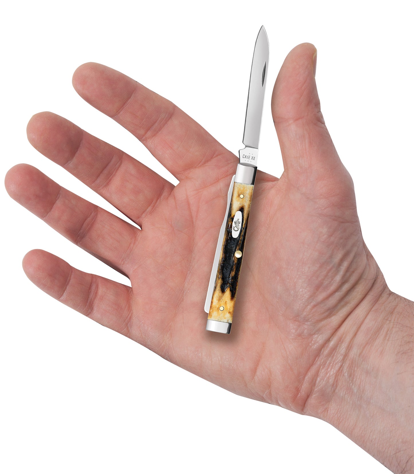 Genuine Stag Baby Doc in hand.