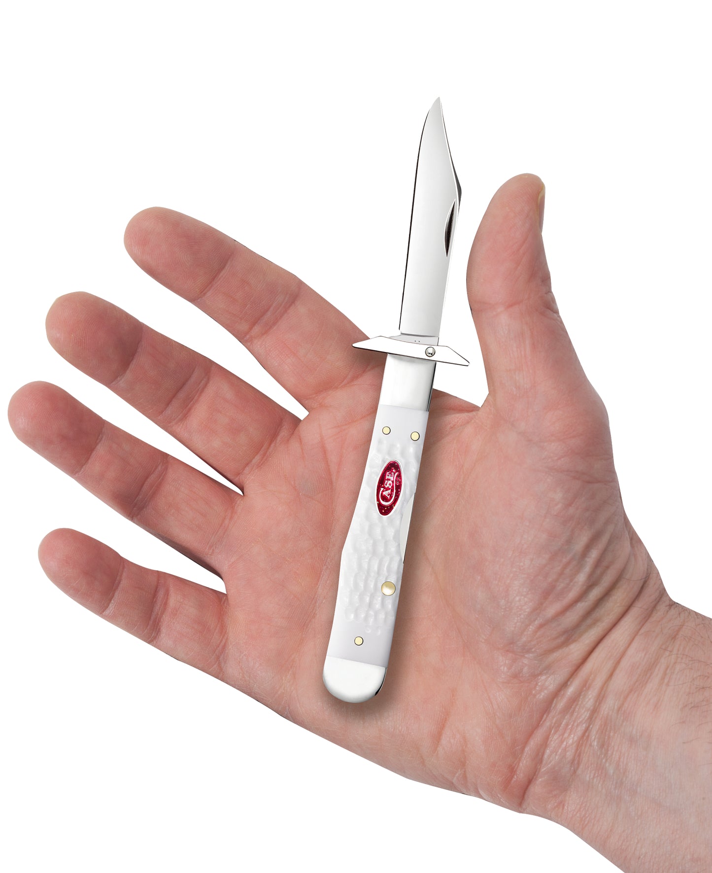 Standard Jigged White Synthetic Cheetah® Cub in Hand