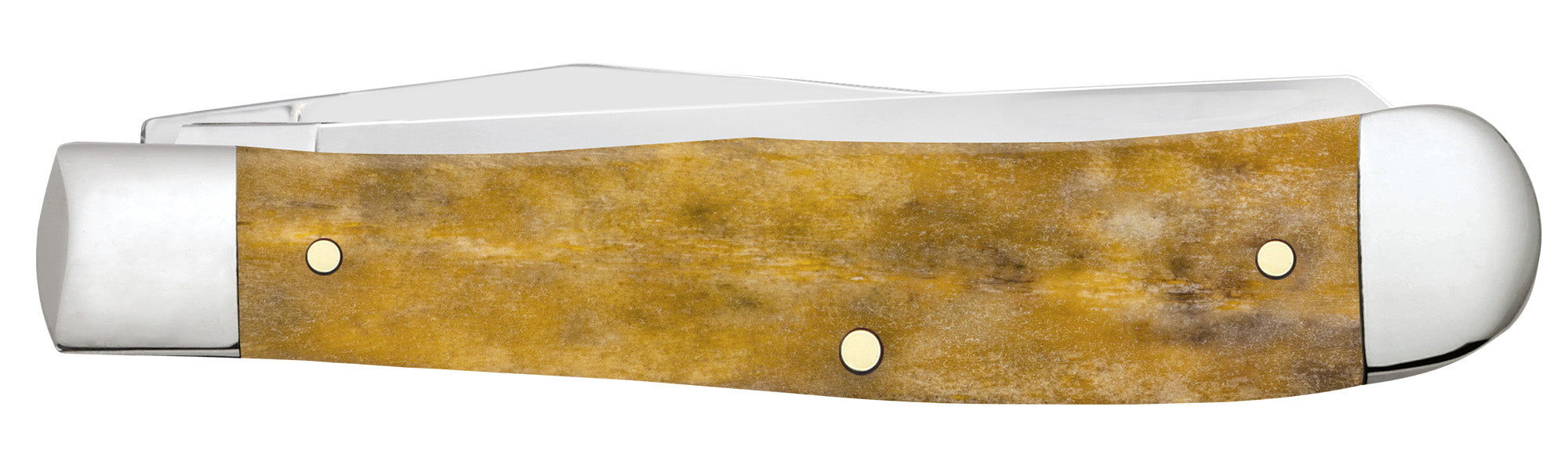 CCC® | Color Test Run Smooth Olive Green Bone Trapper – caseknives.com