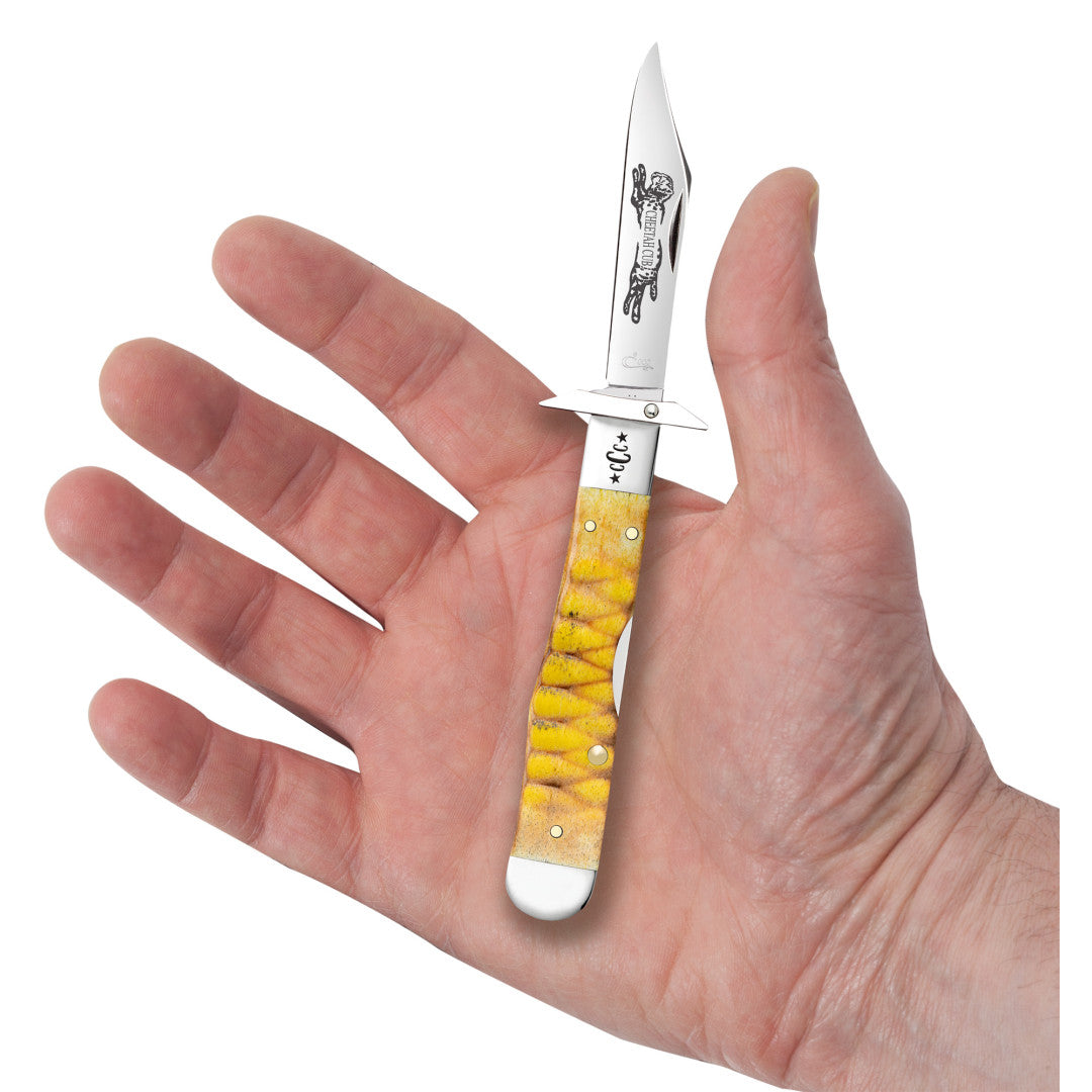 CCC® Bumblebee Bone Cheetah® Cub in hand.