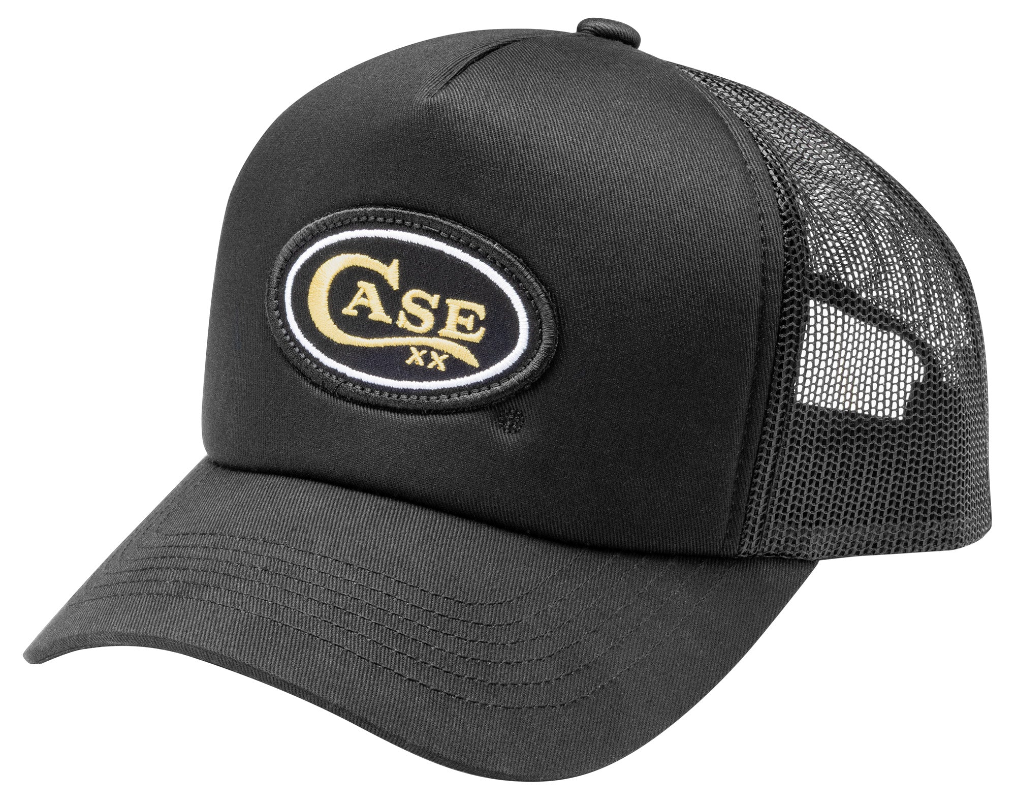 Case® | Retro Black Trucker Hat w/Case Logo – caseknives.com