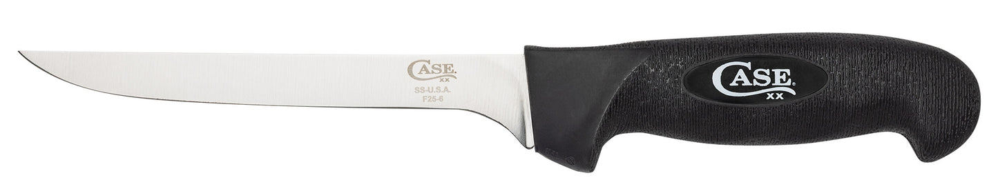 Case® | Fillet Knife 6" showing the front of the knife with the blade pointing left.