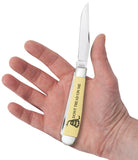 Don't Tread on Me® Embellished Smooth Yellow Synthetic Trapper In Hand