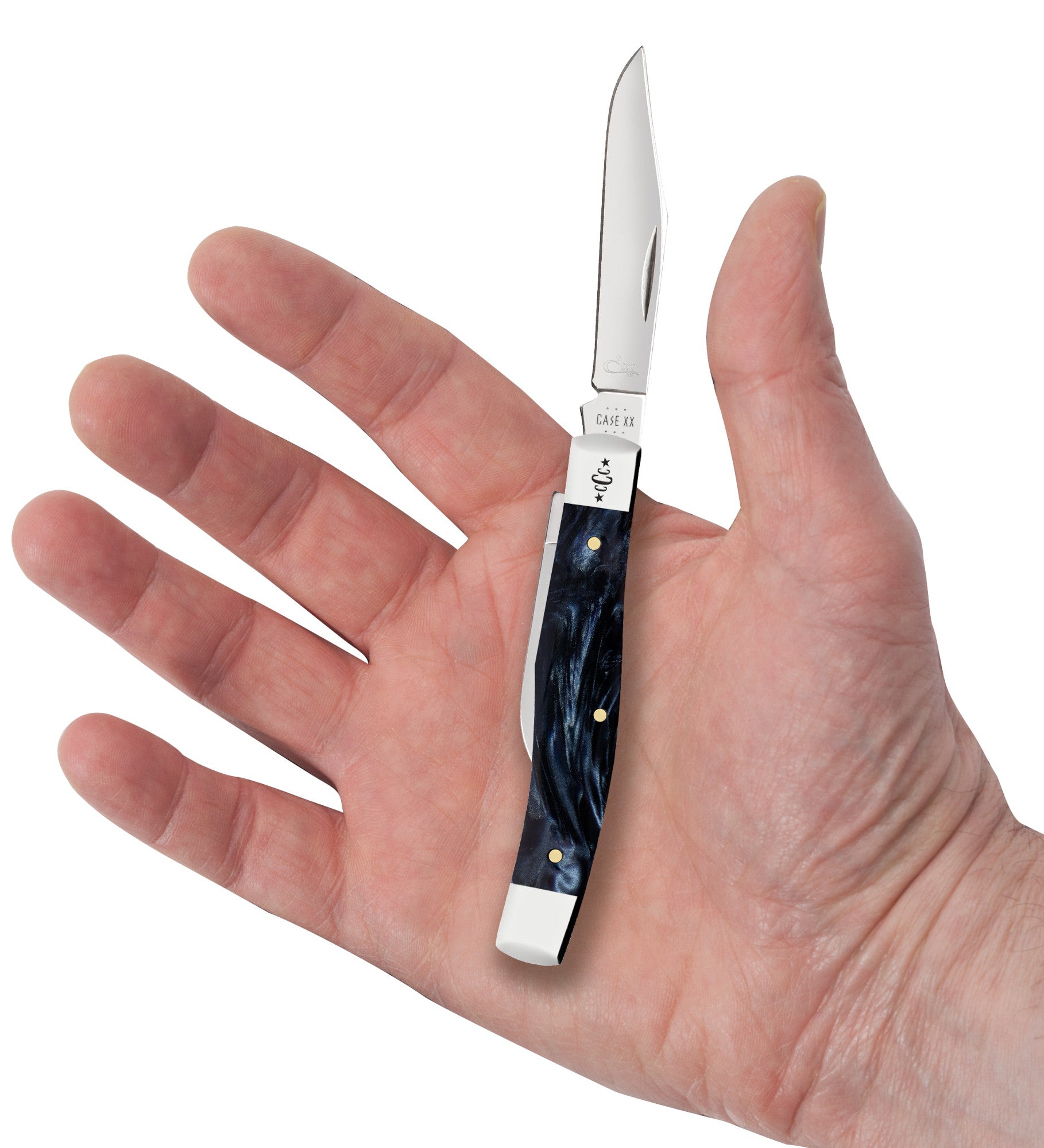 CCC® | Smooth Blue Smoke Kirinite® Medium Texas Jack – caseknives.com