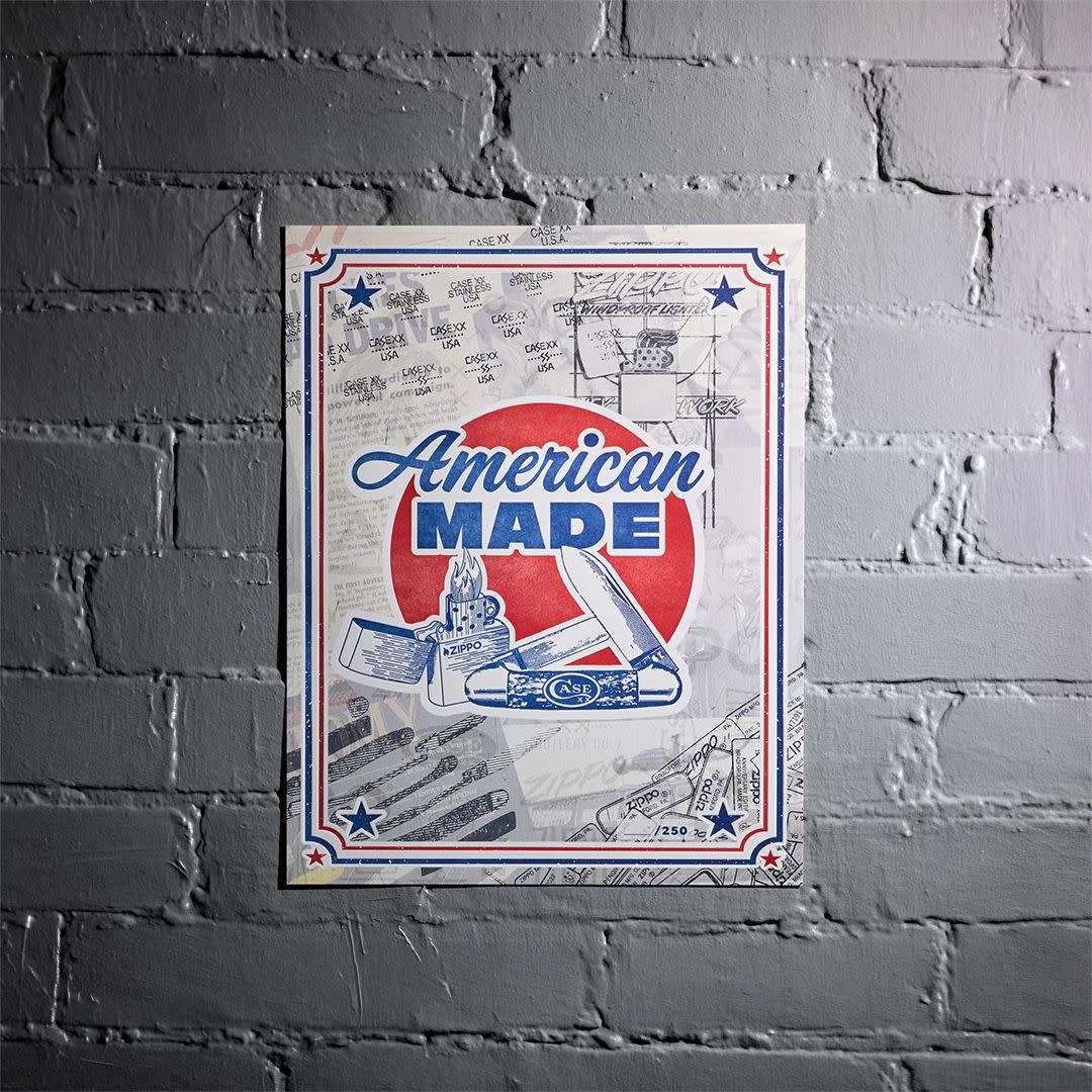 250th Anniversary American Made Poster – caseknives.com