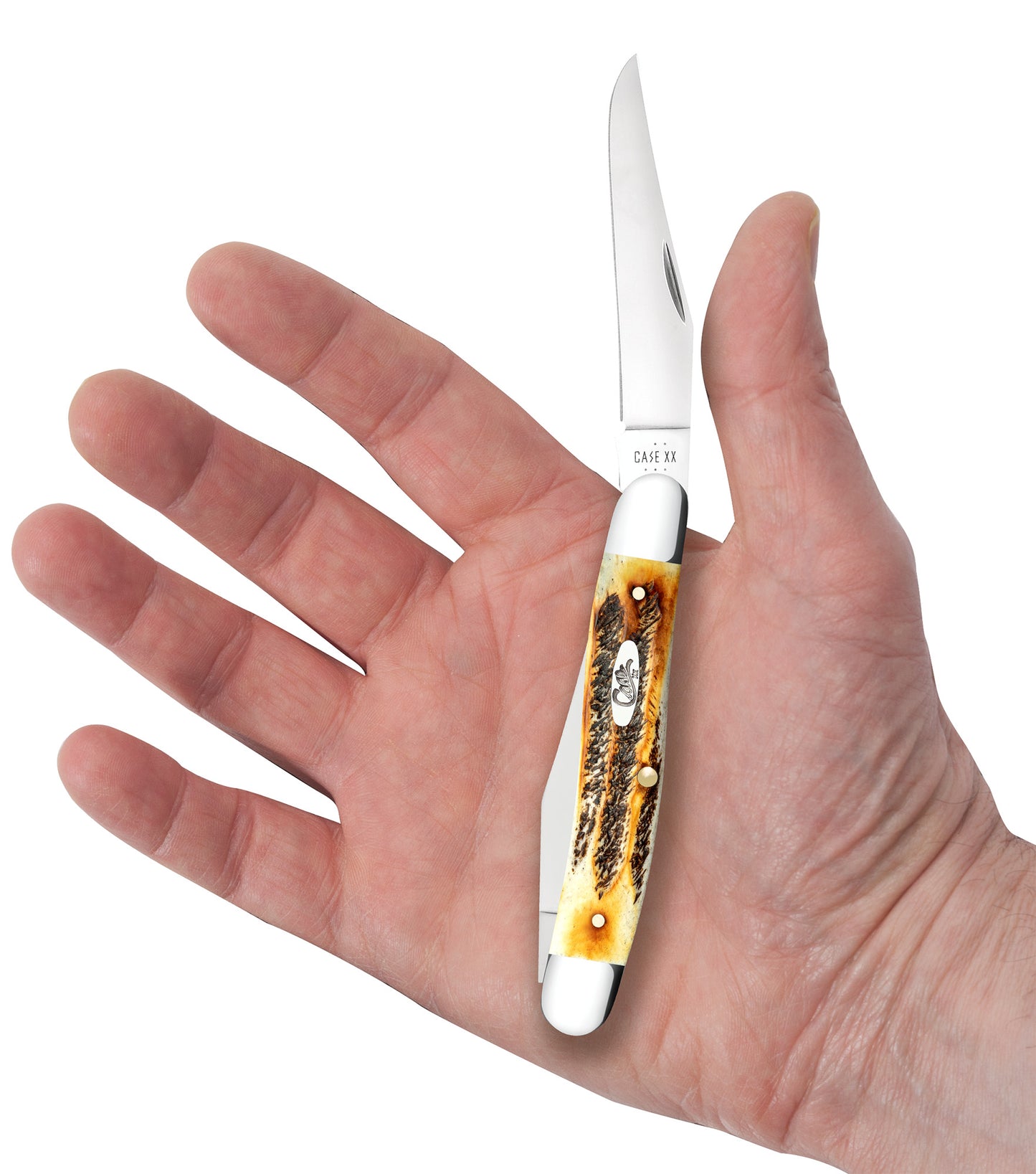 Case 6.5 BoneStag Muskrat in hand.