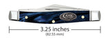 Smooth Blue Smoke Kirinite® Medium Stockman Dimensions