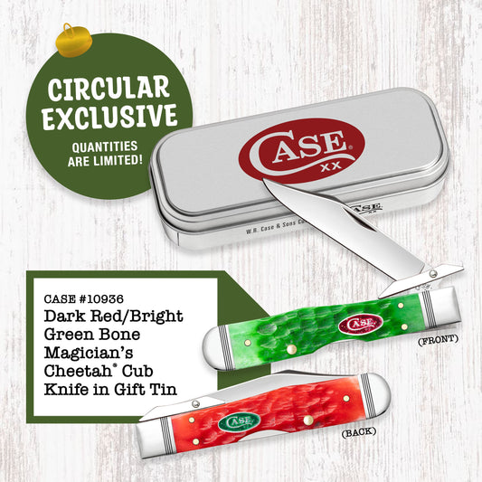 2026 Christmas Circular Exclusive - Magician's Cheetah Cub Knife in Gift Tin