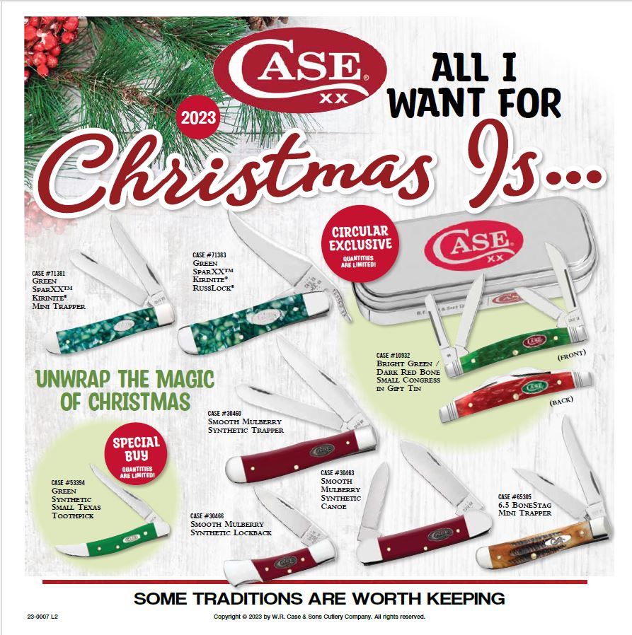 2023 Case Christmas Shopping Insert – caseknives.com
