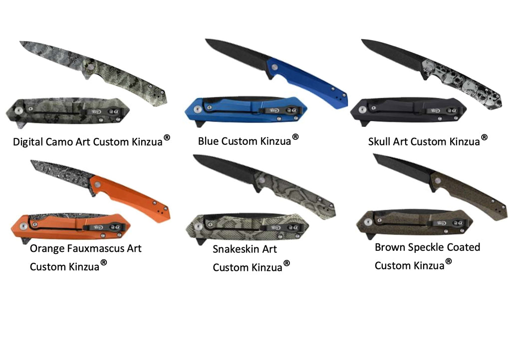 Custom Kinzua Knives.