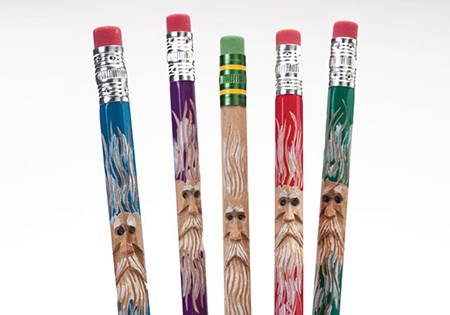 Pencil Wood Spirits