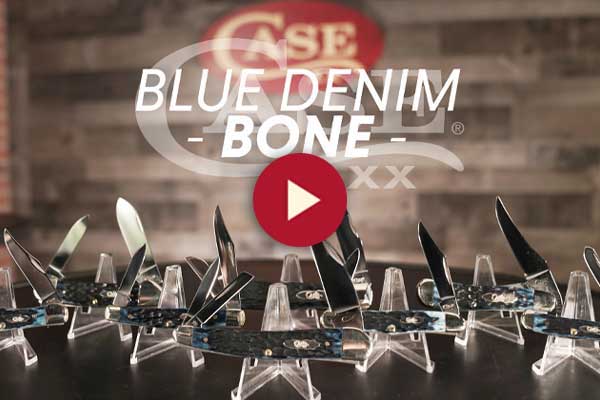 A Slice of Case: Blue Denim Bone Knives