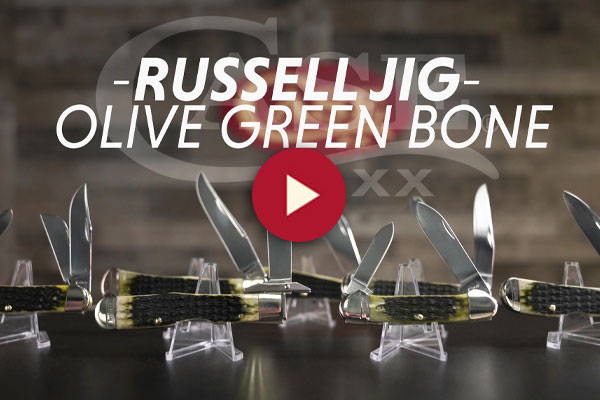 A Slice of Case: Olive Green Bone Knives