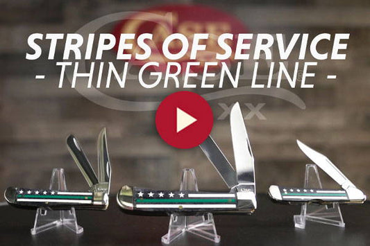 Stripes Of Service™ Green Line Knives