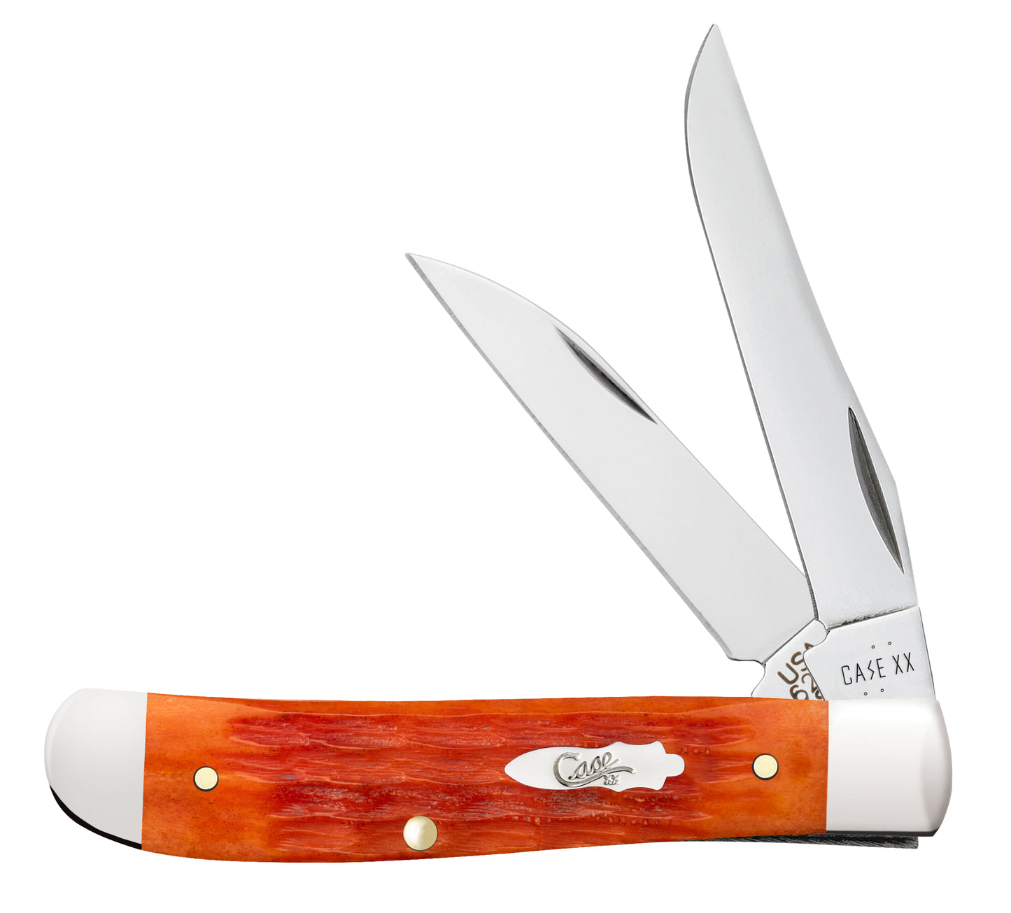 Crandall Jigged Tequila Sunrise Bone Mini Trapper Front View