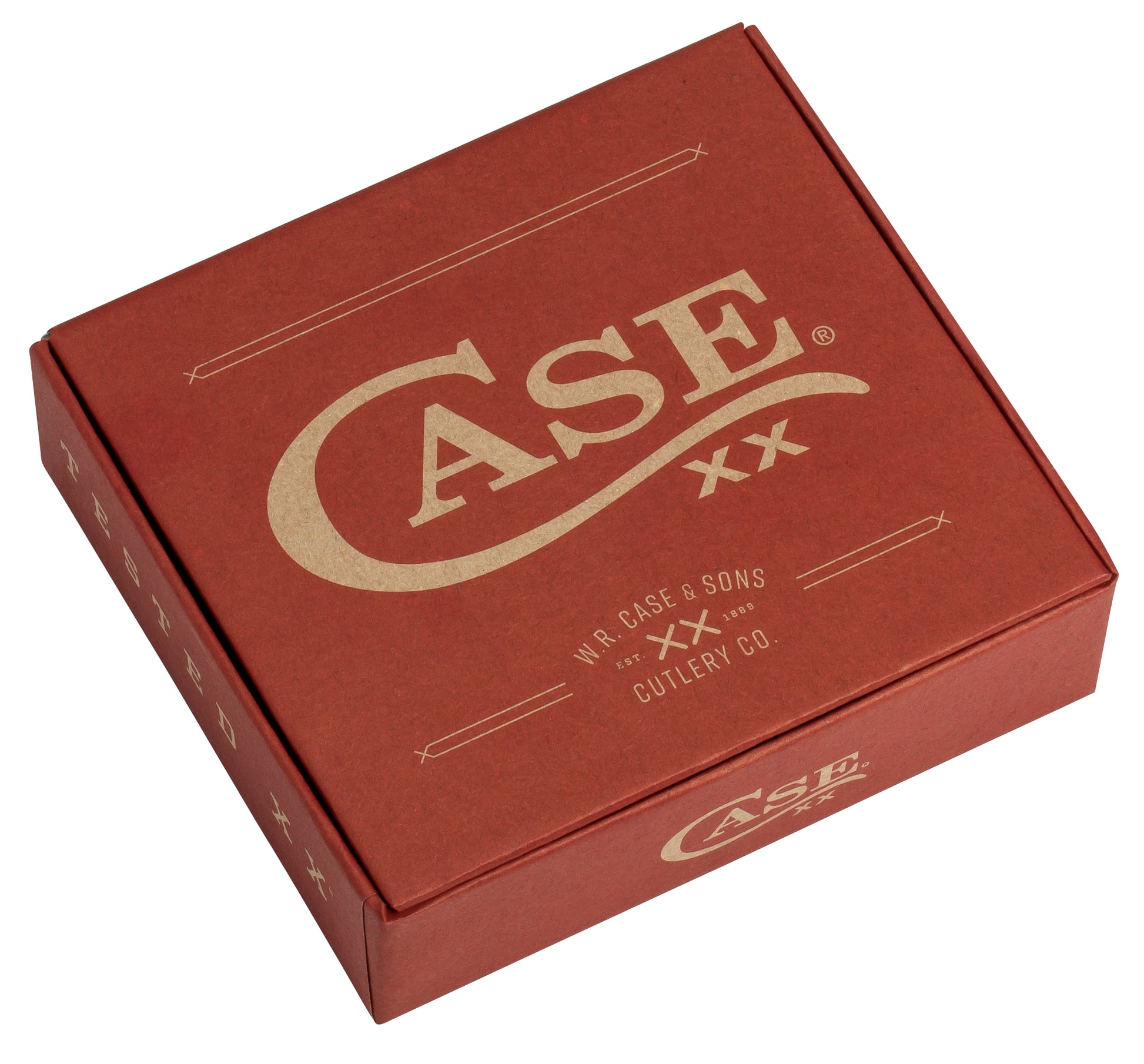 USMC® Embellished Navy Blue Synthetic Smooth Medium Stockman Gift Set in Packaging with Lid Closed