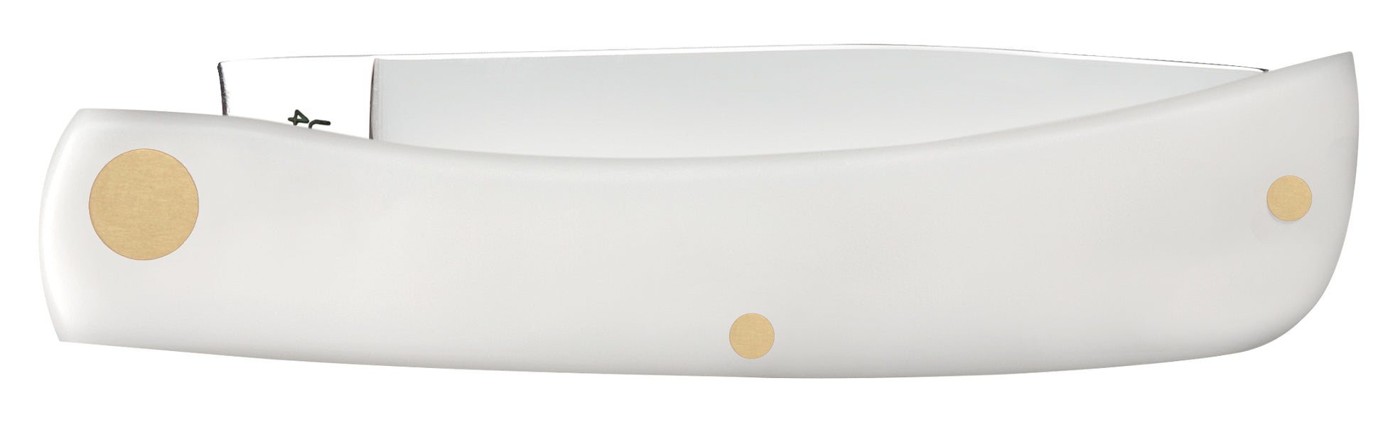 Ford Embellished Smooth White Synthetic Sod Buster® Jr Closed