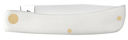 Ford Embellished Smooth White Synthetic Sod Buster® Jr Closed