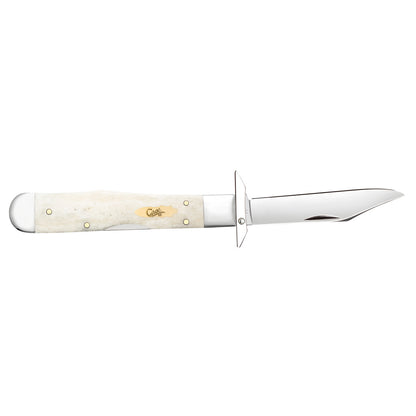 Smooth Natural Bone Cheetah® Cub - Brass Bomb Shield Open