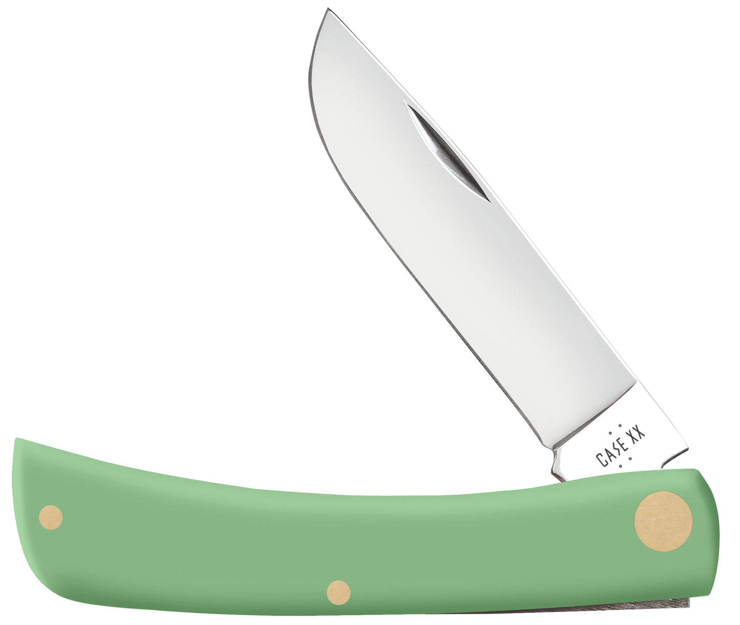 Smooth Mint Green Synthetic Sod Buster Jr® Front View