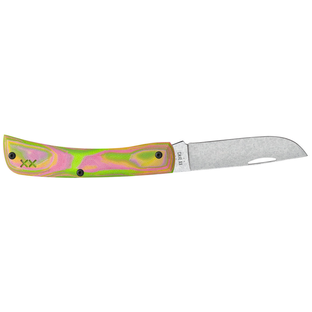 Crossroads™ Series - DayGlo/Lime/Pink Burl G-10 XR Sod Buster® Jr  Open