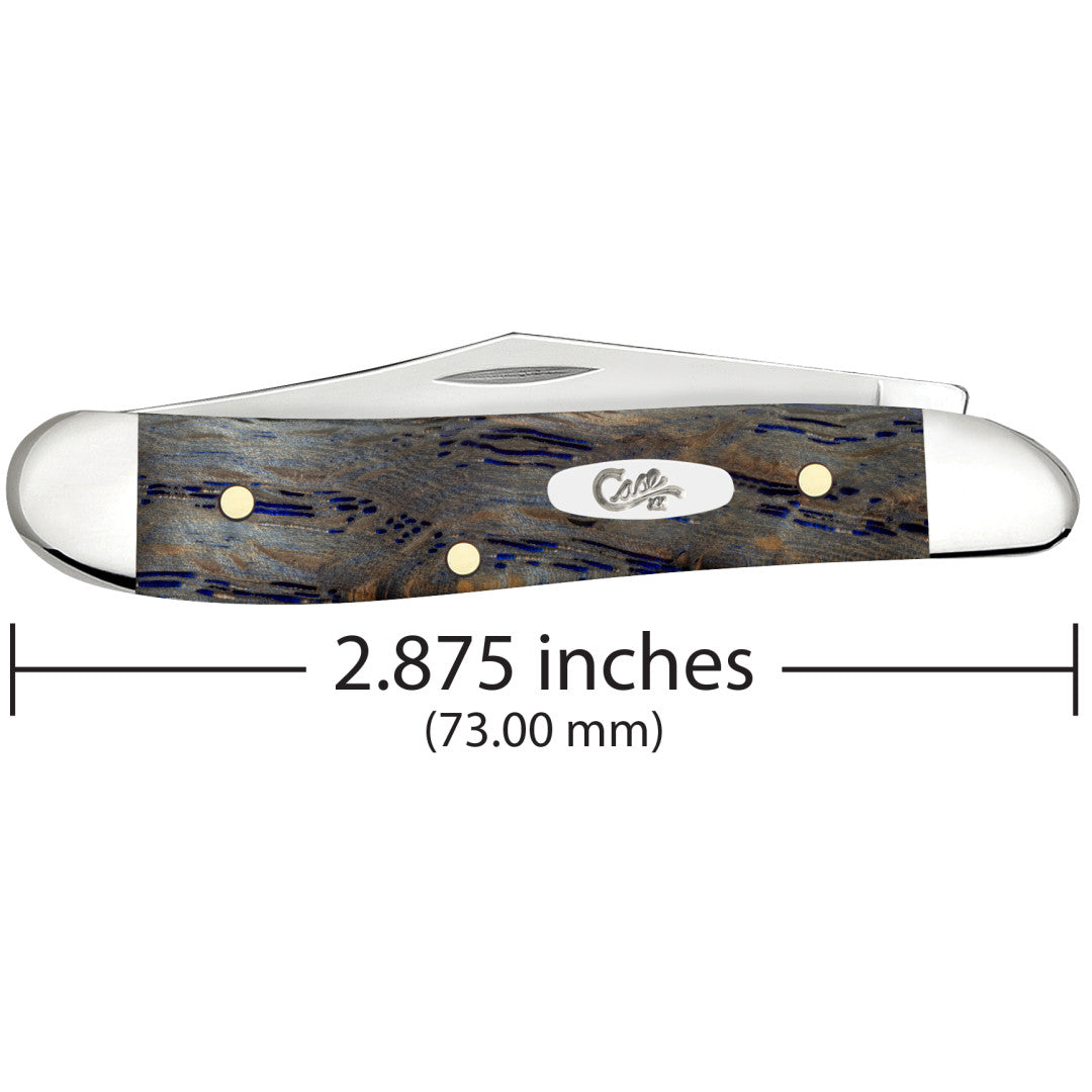 Smooth Blue Curly Oak Peanut Dimensions