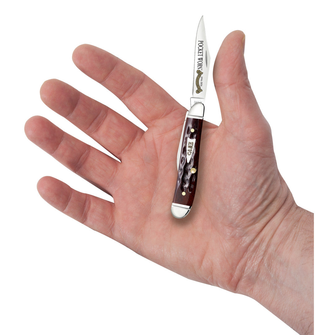 Case® | Pocket Worn® Corn Cob Jig Mahogany Bone Peanut