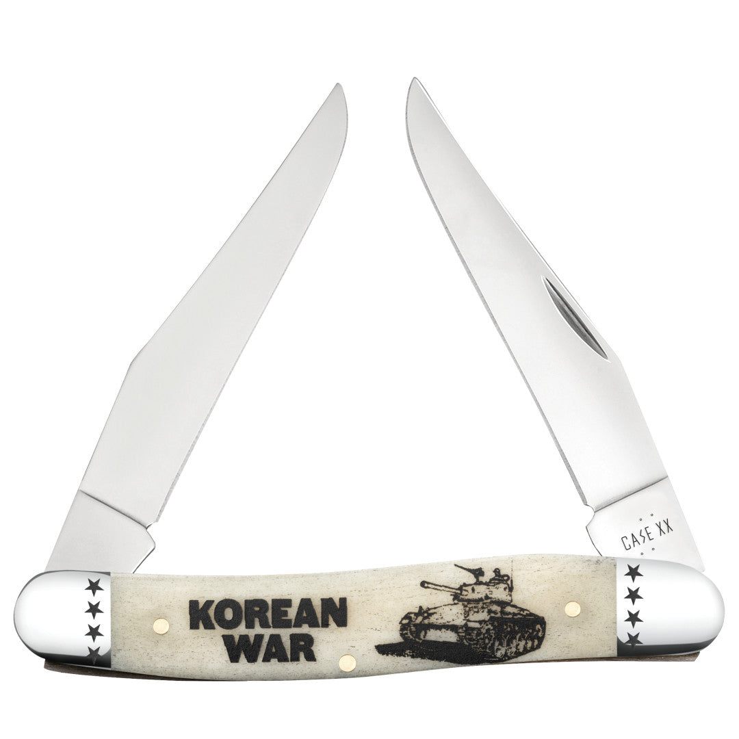War Series - Korean War - Smooth Natural Bone Muskrat Front View