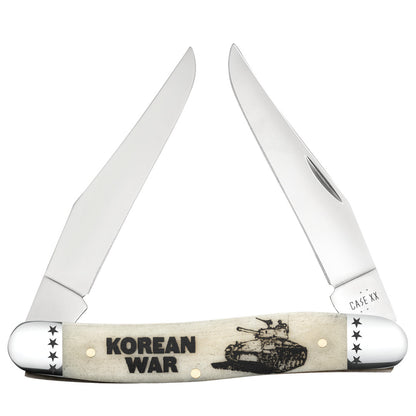 War Series - Korean War - Smooth Natural Bone Muskrat Front View