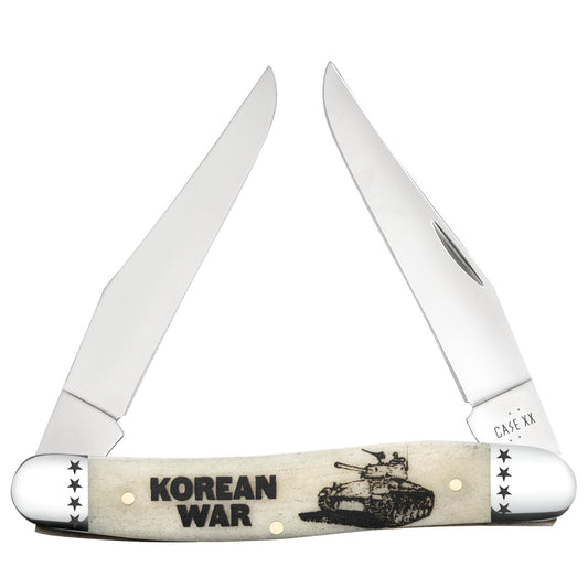 War Series - Korean War - Smooth Natural Bone Muskrat Front View