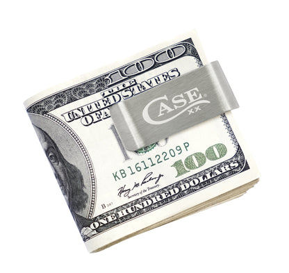 Stainless Steel Money Clip with money shown (not included)