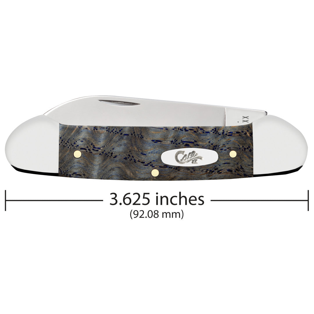 Smooth Blue Curly Oak Canoe Dimensions