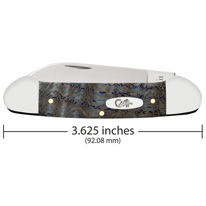Smooth Blue Curly Oak Canoe Dimensions