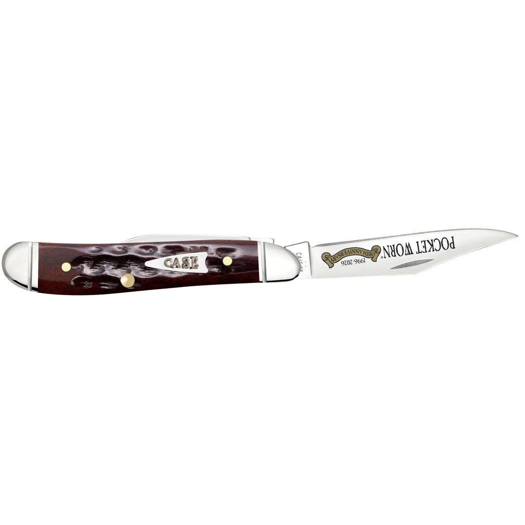 Pocket Worn® Corn Cob Jig Mahogany Bone Peanut Open