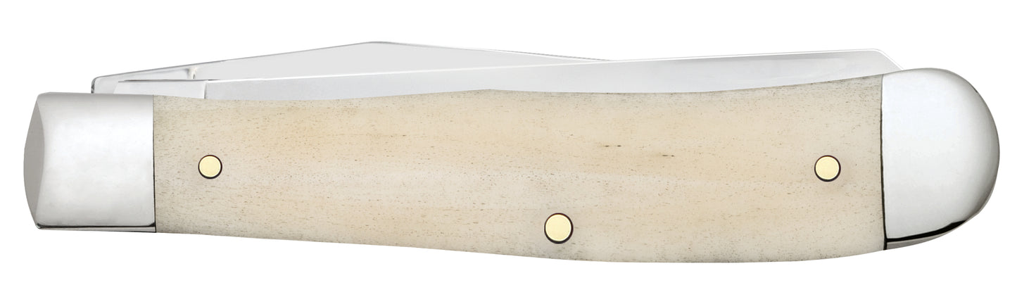 Smooth Natural Bone Trapper 2025 Veterans Gift Set Closed