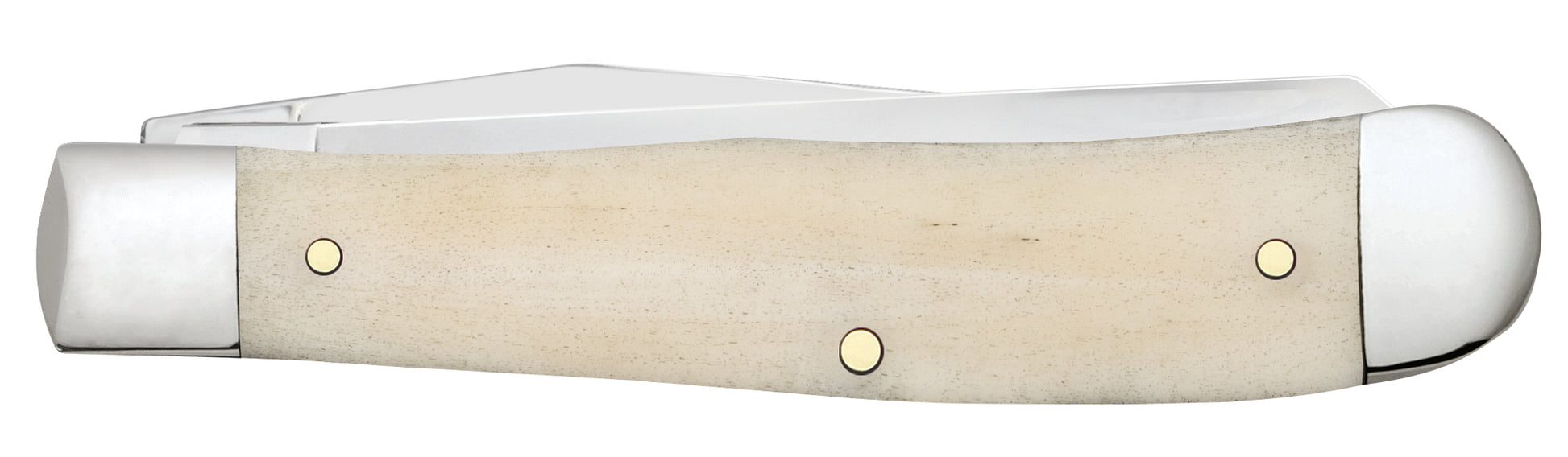 Smooth Natural Bone Trapper 2025 Veterans Gift Set Closed