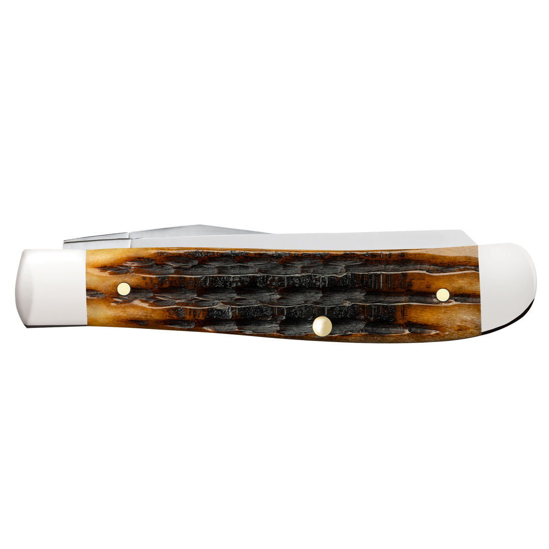 Kinfolks Jig Molasses Bone Mini Trapper Closed