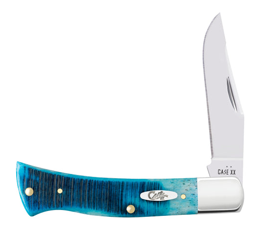 Caribbean Blue Bone - Sawcut Jigged Case Axe Handle® (BR61135 SS) Front View