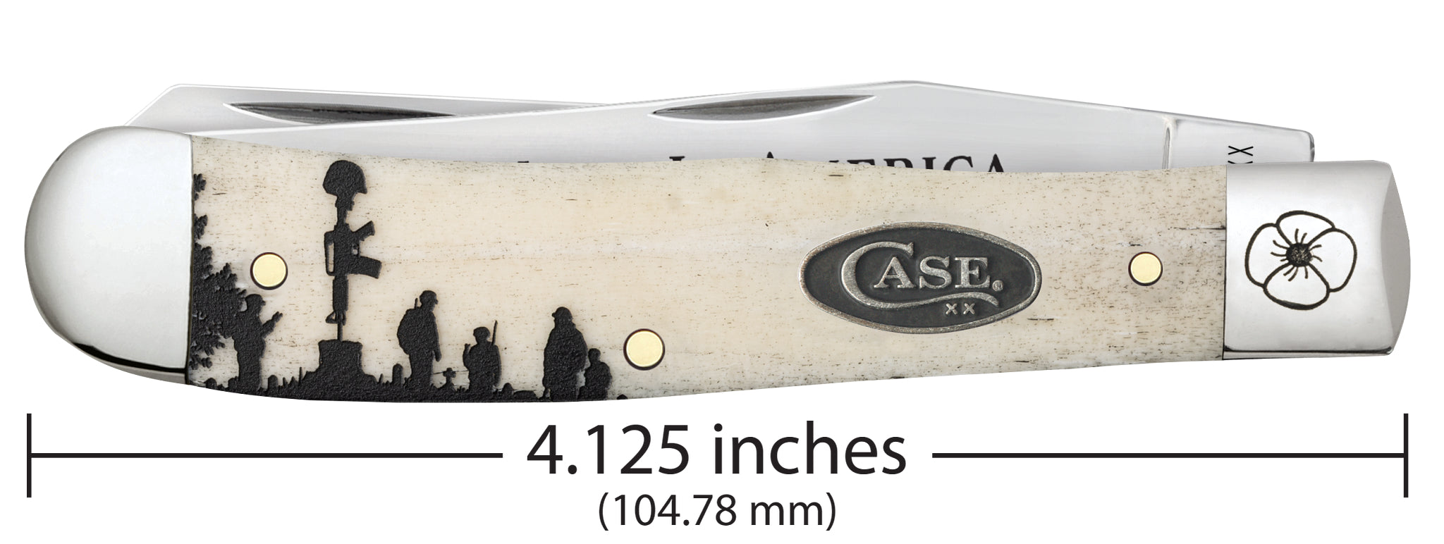 Case® | Veterans Day Commemorative Smooth Natural Bone Trapper