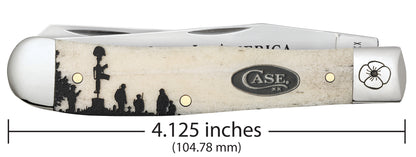 Smooth Natural Bone Trapper 2025 Veterans Gift Set Dimensions