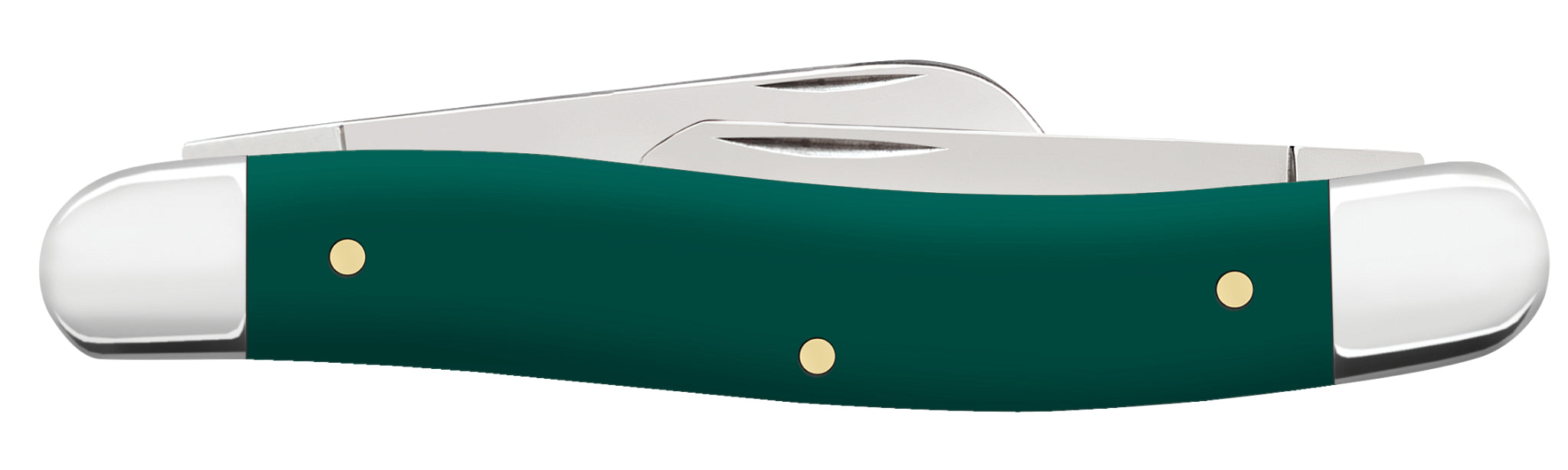 Case® | Smooth Spruce Green Synthetic Muskrat – caseknives.com