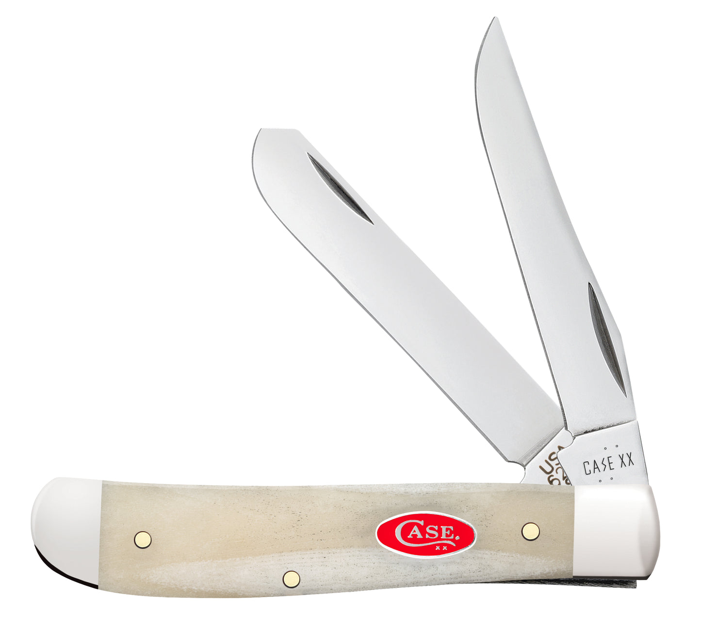 Smooth Natural Bone Mini Trapper Front View
