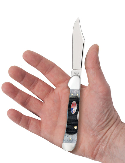 Sawcut Jigged Gray Bone CopperLock® In Hand