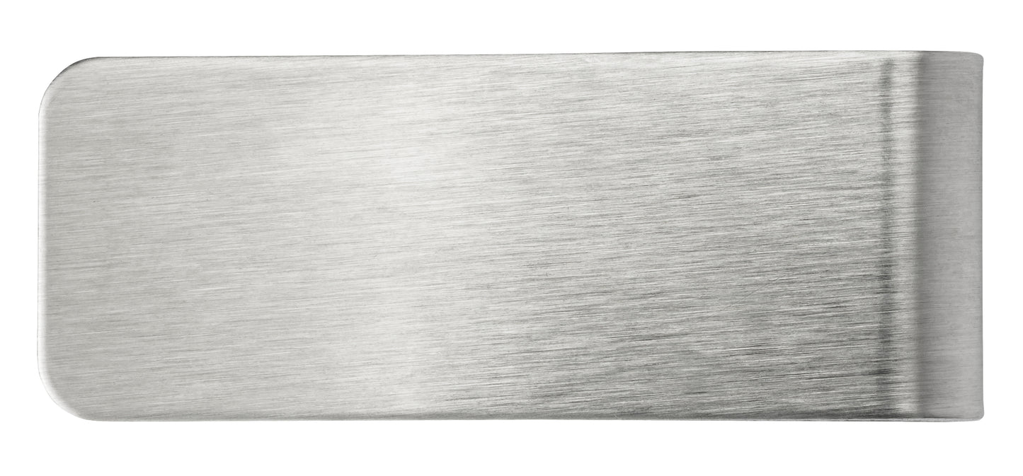 Stainless Steel Money Clip Back View