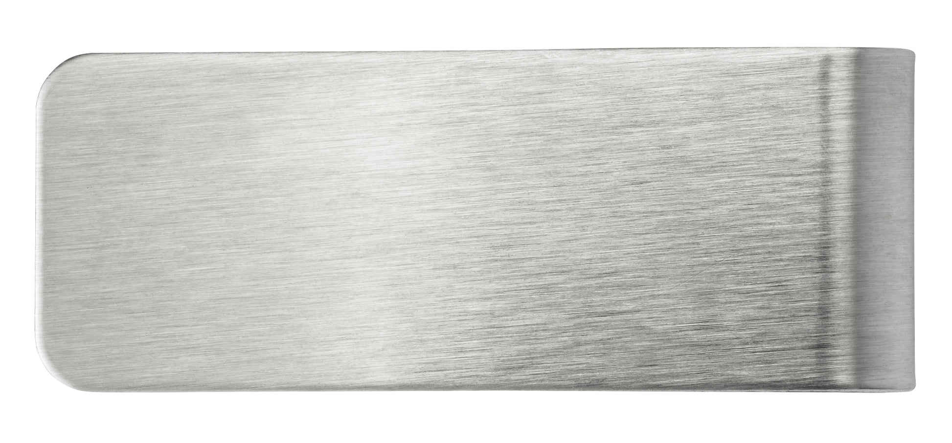 Stainless Steel Money Clip Back View