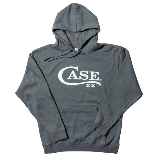 Charcoal Hooded Sweatshirt Front View