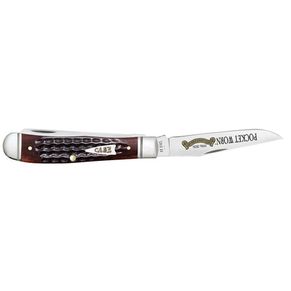 Pocket Worn® Corn Cob Jig Mahogany Bone Trapper Open